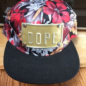 ROJAS made in Los Angeles DOPE snap back floral cap